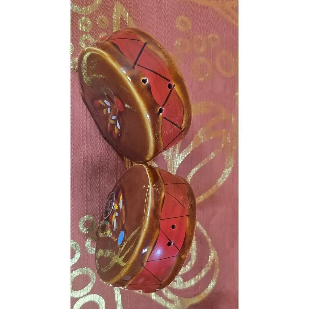Wales Vintage Native American Chief Salt & Pepper Shakers